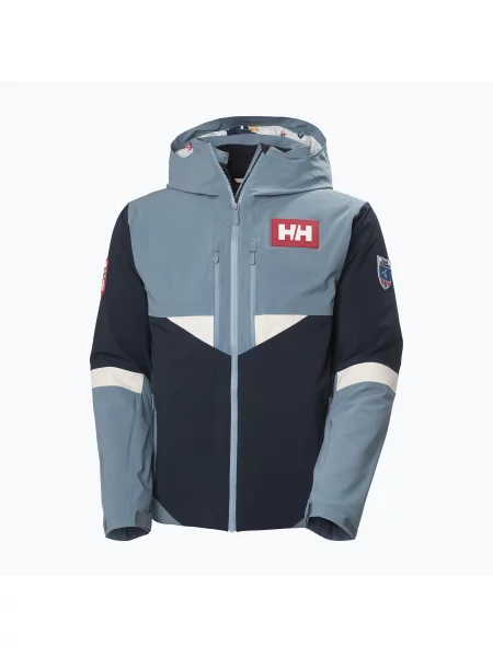 Geacă de schi pentru bărbați Helly Hansen Kvitfjell Race Insulated navy washed navy nsf repli marină