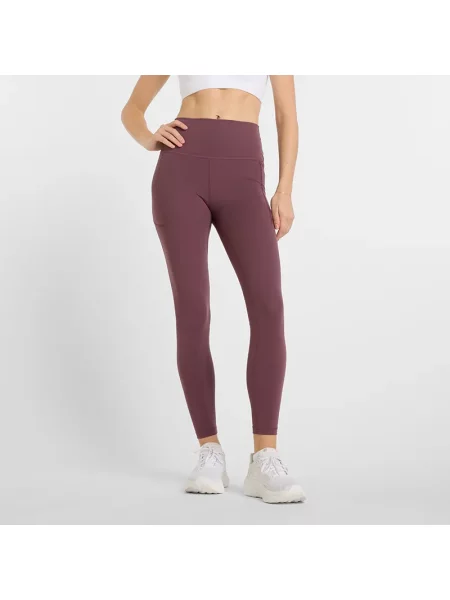 Legginsy New Balance – bordowe