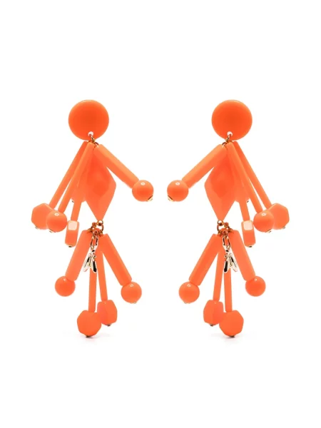 Обеци Patrizia Pepe оранжево