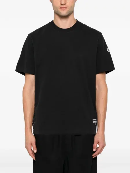 Tricou Moncler cu imagine negru