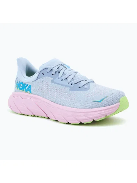 Дамски обувки за бягане HOKA Arahi 7 gull/pink twilight синьо