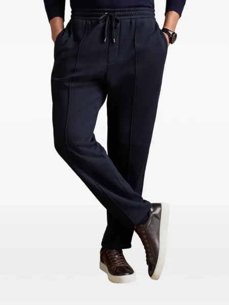 Fleece παντελόνι Ralph Lauren Purple Label μπλε