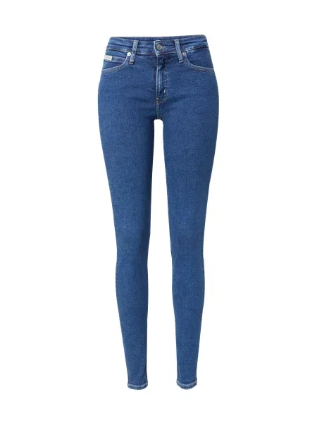 Calvin Klein Jeans Blugi Bleumarin Skinny Fit albastru