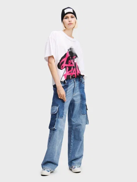 Прямі джинси Karl Lagerfeld Jeans синій