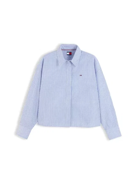 Tommy Jeans Bluză albastru alb
