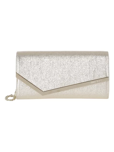 Torebka Jimmy Choo skórzana szara