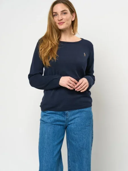 U.S. POLO ASSN. Pulóver UWMay zafir / barna / piros fehér