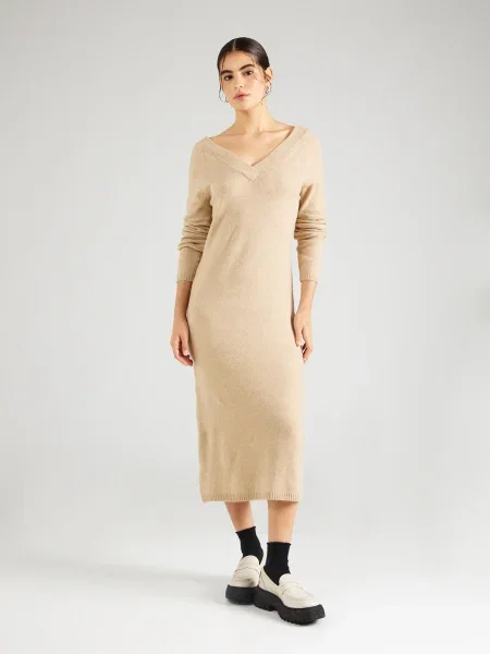 ONLY Rochie tricotat ONLJEANETT amestecat bej