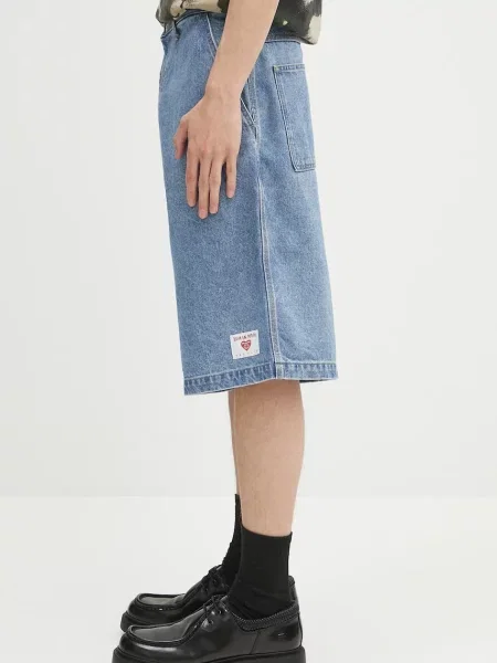 Human Made pantaloni scurți jeans