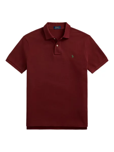 Szerokie polo Polo Ralph Lauren z przetarciami w paski czarne