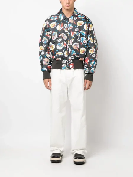 Raštuota bomber striukė Moschino