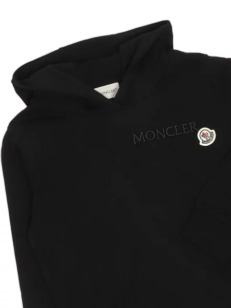 Bluza z kapturem dziecięca Moncler Enfant czarna