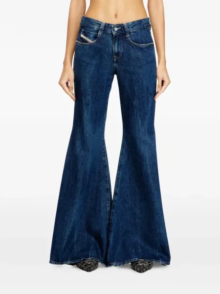 Talia jeansy dzwony Diesel dzwony niebieskie