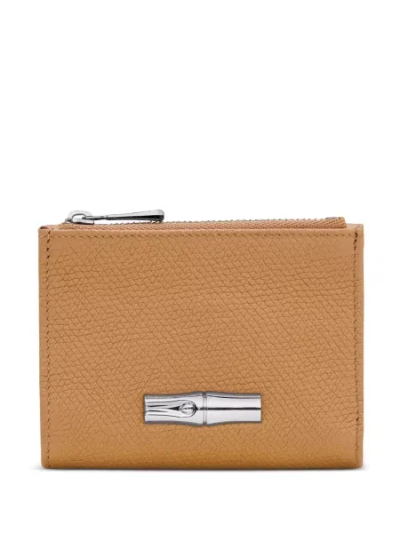 Kožni novčanik Longchamp narančasta