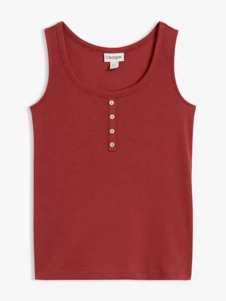 Top Bonprix czerwony