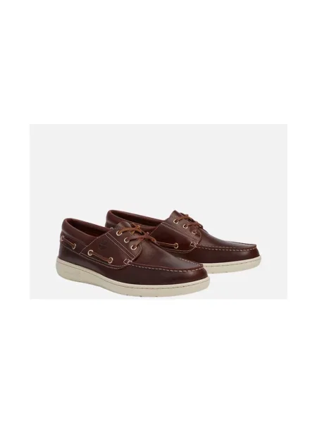 Półbuty Timberland skórzane czerwone