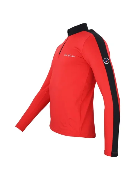 Tricou mânecă lungă Peak Mountain roșu