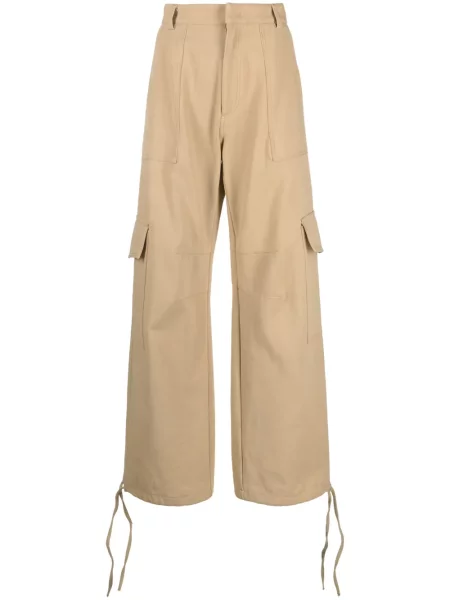 Pantaloni cargo Moschino cu broderie