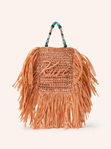 Kurt Geiger Torebka Kurt Mini Z Ozdobnymi Perełkami orange pomarańczowa