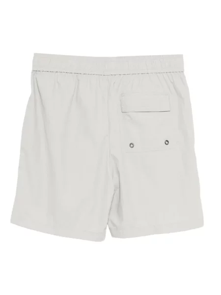 Pantaloni scurți James Perse cu broderie gri