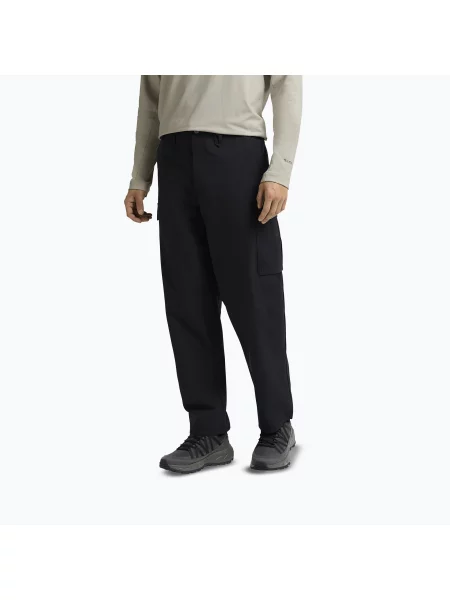Pantaloni de trekking pentru bărbați Jack Wolfskin Yuma Cargo black negru