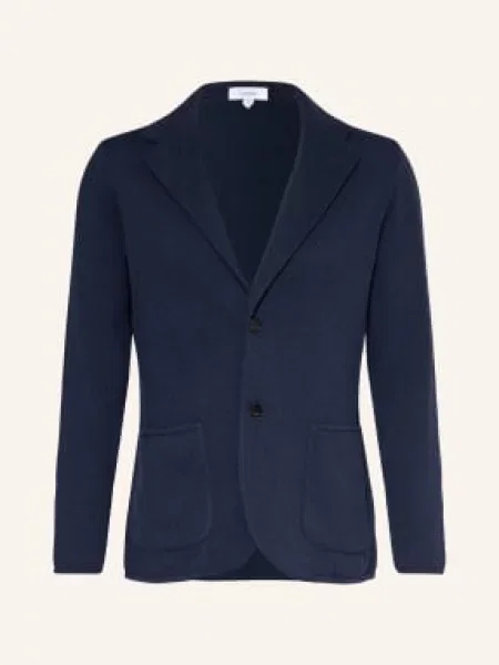 Lardini Pletené Sako Extra Slim Fit tmavě modrá