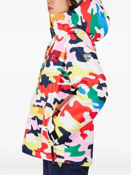 Geacă Rossignol cu imagine cu model camuflaj roșu