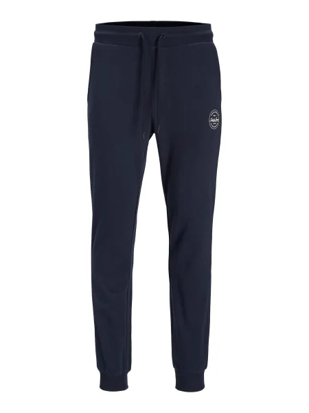 JACK & JONES Nadrág Gordon tengerészkék / fehér kék