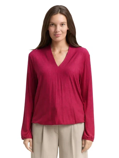 TOM TAILOR Tricou purpuriu