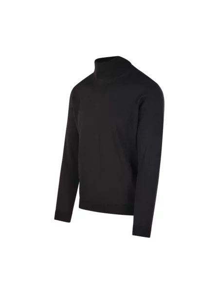 Sweter Roberto Collina wełniany czarny