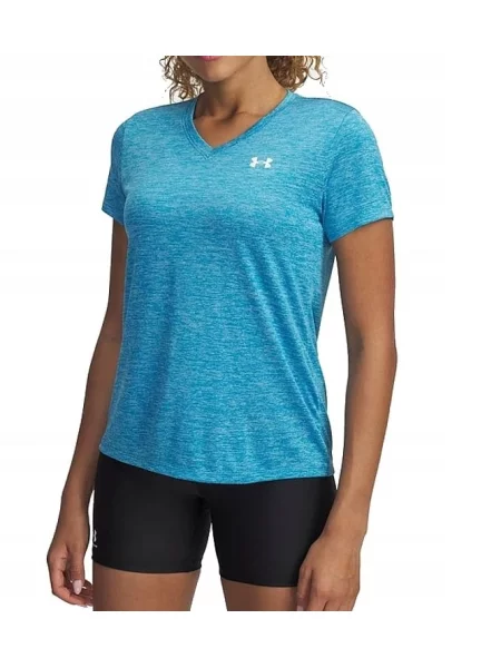 UNDER ARMOUR koszulka treningowa Tech SSV Twist L niebieska