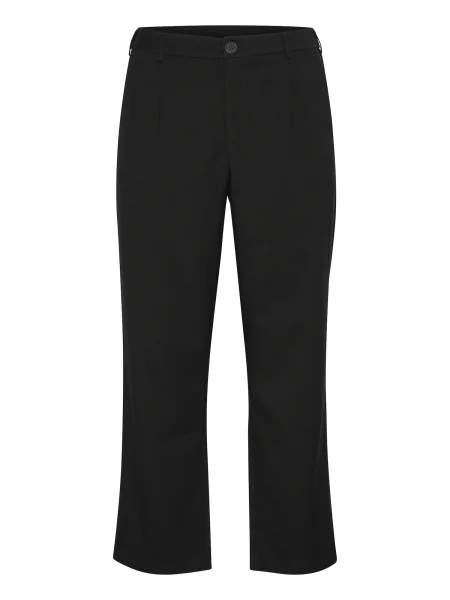 KAFFE CURVE Hlače Merla' črna