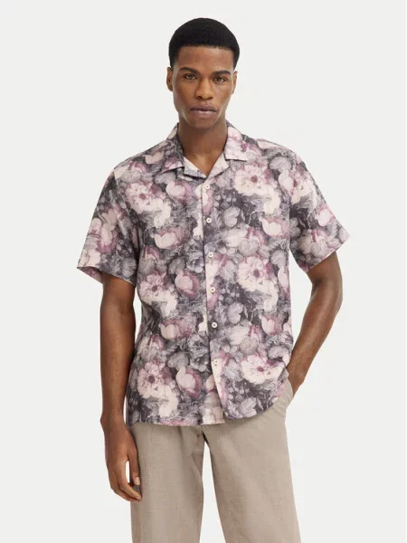 Рубашка Bugatti коричневая