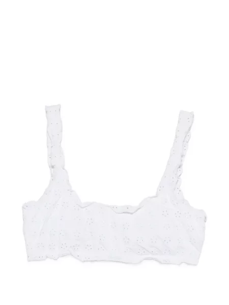 Bikini Polo Ralph Lauren cu dungi cu broderie albastru