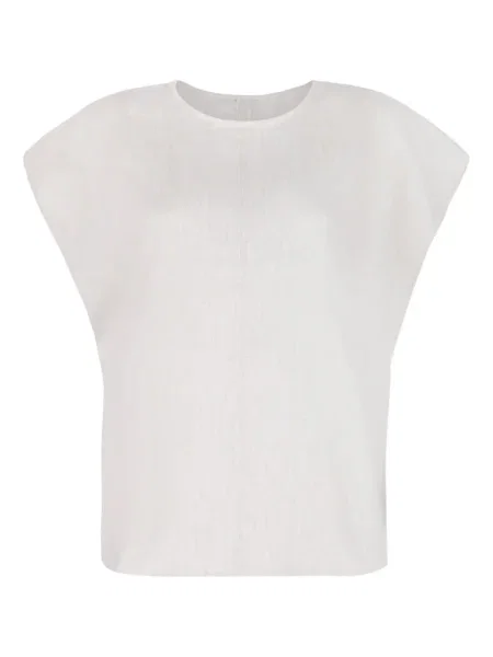 Top Calvin Klein cu decolteu rotund