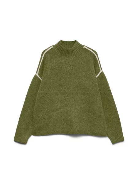 VERO MODA Pulover VMBoom kiwi verde