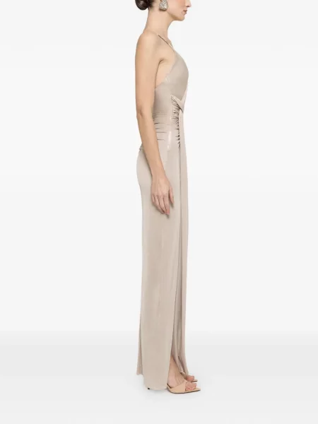 Rochie maxi Nissa de costum cu bretele