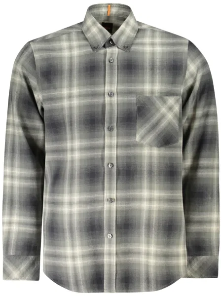 Дълго риза Boss с дълъг ръкав черно