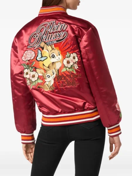 Geacă bomber Philipp Plein din satin