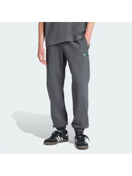 Spodnie długie Adidas Mercedes AMG ciemny XS szary