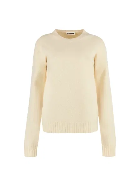 Sweter Jil Sander wełniany beżowy