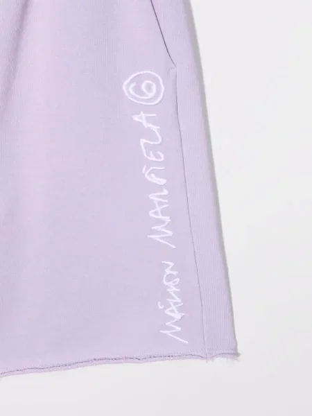 Szorty dziecięce Mm6 Maison Margiela fioletowe