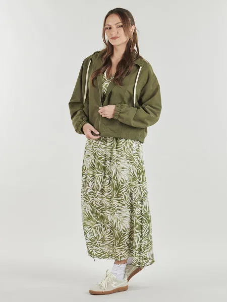 VERO MODA Prechodná bunda VMDORA olivová