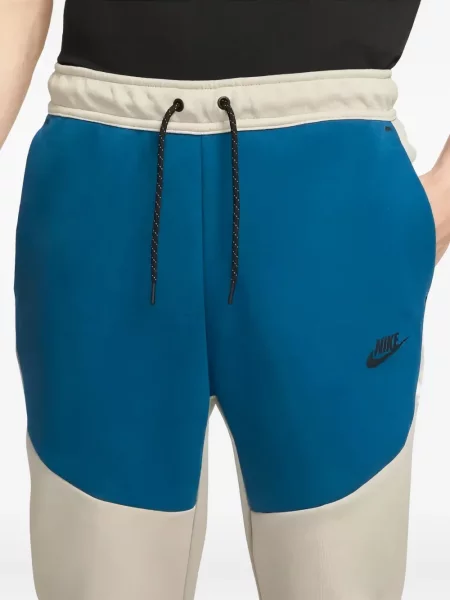 Pantaloni Nike din fleece alergare cu broderie negru