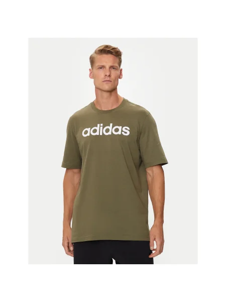 Póló Adidas autogrammal zöld