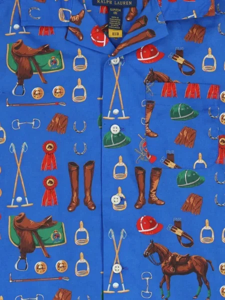 Koszula dziecięca Polo Ralph Lauren niebieska
