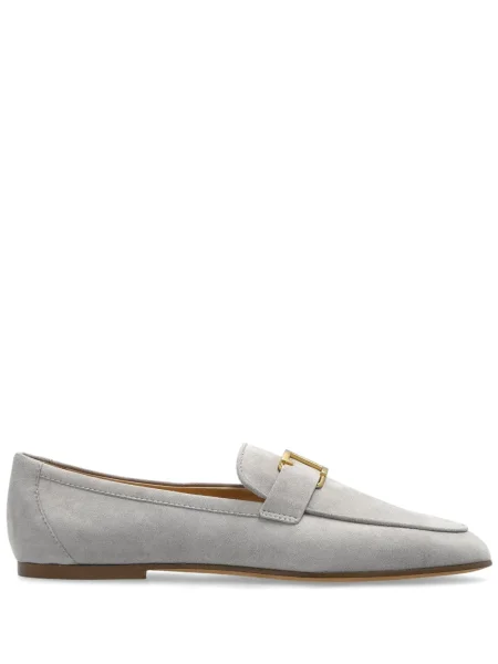 Pantofi loafer Tod's din piele gri