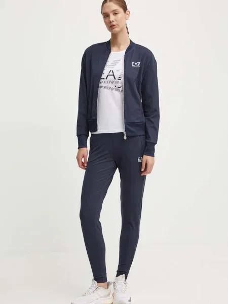 Športna trenirka Emporio Armani modra