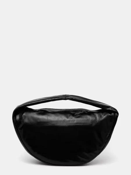 Geanta de piele By Far din piele negru