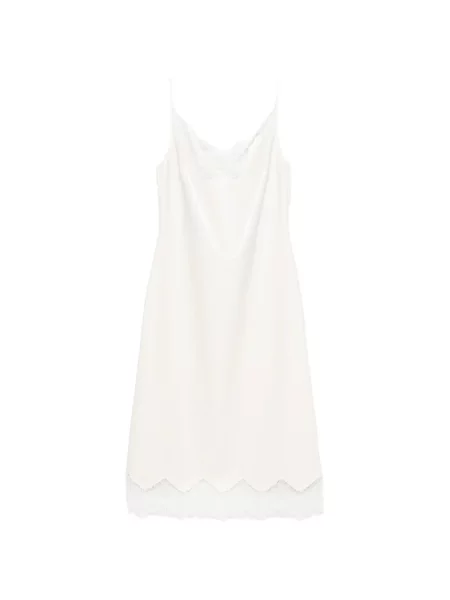 Rochie midi Coperni din dantelă până la genunchi de costum alb